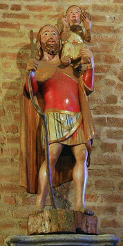 San Cristoforo statua